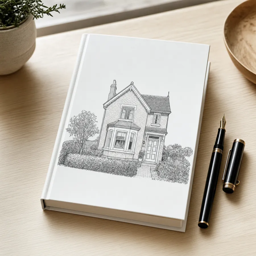 House Illustration Notebook